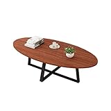 楕円形のコーヒーテーブル創造的な小さなコーヒーテーブルシンプルな小さなワンピースコーヒーテーブルノルディックコーヒーテーブル W1/8 (Color : F)