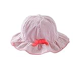 (よキーよ)Yokeeyoベビー用ハット つば広 赤ちゃんキャップ サファリハット キッズ 帽子 子供サンバイザー フィッシャーマンハット 小花柄 リボン 女の子 男の子 男女児 紫外線 UVカット 