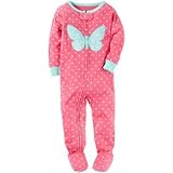 Carter's(カーターズ) 1ピースサンフィットコットンパジャマ ピンク ロンパース長袖 18ヶ月【並行輸入】