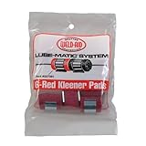 Weld-Aid Lube-Matic Wire Kleener Pad, Red (Pack of 6) [並行輸入品]