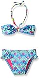Roxy Girls ' IslandタイルRuffle Bandeau Set幼児 カラー: ブルー