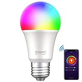 ゴウサンド WiFiスマート電球 スマート LED ランプ マルチカラー E26 スマートライト Alexa/Google home対応 1
