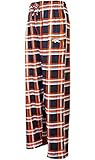 Denver Broncos大人用Medium Plaid Loungeパジャマパンツチームカラー