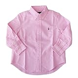 (ポロ ラルフローレン)POLO Ralph Lauren キッズ シャツ 長袖 ワンポイント ポニーマーク オックスフォード ローズ 6 [並行輸入品]