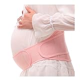 大須賀式 妊婦帯ダブルベルト 妊婦用サポーター 腹帯 産前 産後 腰痛 骨盤ベルト 骨盤矯正 マタニティガードル 体にフィット(ピンク)