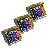 【横トナ】キヤノン(Canon)用 BCI-7E9-5MP 互換インク 5色×3セット ＜残量表示対応＞
