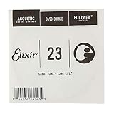 エリクサー ELIXIR 13123/023弦×4本 アコギ用バラ弦