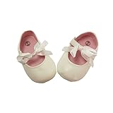 ベビー女の子ホワイトパテントレザーリボンタイベビーベッド靴0 – 12 M カラー: ホワイト