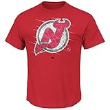 NHLメンズ池ホッケーTシャツ S レッド