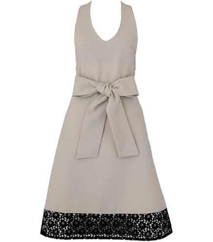 Amazon｜アームボーテ ローブエプロン エレガントベージュ&ブラック