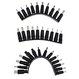 F Fityle DCプラグ用　34個/セット　 5.5x2.1mm　マルチタイプ　オスジャック　180x30x50mm