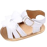 (カエルフロッグ)女の子　ベビー おしゃれ 靴　フラワー モチーフ サンダル　 赤ちゃん キッズ 履き心地 柔らか マジックテープ 滑り止め 付き 可愛い 花 女の子 シューズ　ゴールドXホワイト　0