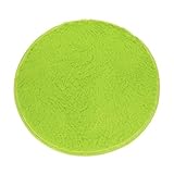 LuCoOファッションソフトバスベッドルーム床シャワーラウンドマットラグノンスリップ 40cm/15.7 グリーン LUC-15125232