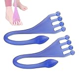 REMDY トレーニングチューブ ストレッチ チューブ 足裏 足指 足 エクササイズ 2本セット(ブルー)