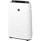 シャープ 空気清浄機 KC-S50W-W プラズマクラスター7000 23畳 10年フィルター 花粉 ウイルス ペット 消臭 リビング 加湿500mL | 【Amazon.co.jp限定】 基本性能と薄型デザインを両立したエントリーモデル 遠くのホコ