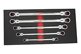 Wrench Ratcheting Set 5Pc Locking Flex Metric [並行輸入品]