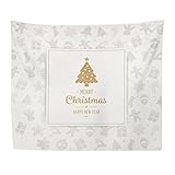 Tovadoo クリスマス用品 おしゃれ クリスマスツリー クリスマスイブ クリスマスパーティー イベント用 壁掛け 室内飾り テーブルクロス 座りシート ビーチマット 多色 プレゼント