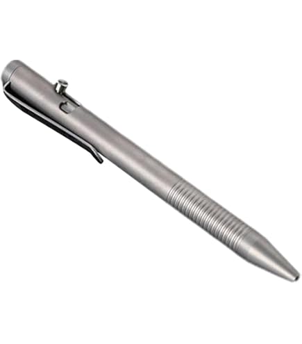 チタンボールペン ボルトアクション式 まさに一生モノ。ライフル銃のような”ボルトアクション”を採用