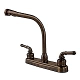 RV /モバイルホームHigh Riseキッチンシンク蛇口、オイルラビングブロンズ
