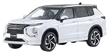 京商オリジナル 1/43 三菱 アウトランダー ホワイト 完成品