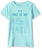 Under Armour Girls This Is My Game Face半袖Tee S ブルー