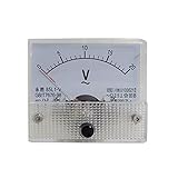 SODIAL(R) 85L1-V AC 0-20Vアナログ電圧計パネルメータ電圧