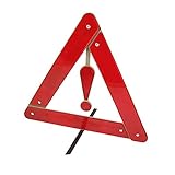 uxcell　緊急反射トライアングル　反射警告トライアングル　反映トライアングル　車道　折りたたみ　レッド　グレー