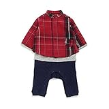 BREEZE(ブリーズ) BOYS着せ込み風カバーオール　レッド　80cm ベビー服