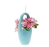 Chive Hanging Aerium Egg Vase, Blue [並行輸入品]