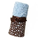 Dara(ダラ) ベビーブランケット ライトブルー・チョコレートバブル