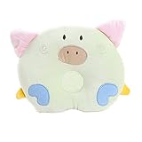 エルフ ベビー(Fairy Baby)ベビーピロー ドーナツ枕 新生児用まくら 頭の形が良くなる 可愛い豚 グリーン