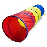 6 Foot Multi-Color Children's Exploration Pop-Up Tunnel by K-Roo Sports [並行輸入品]