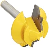 Yonico 15129q 小型ロックマイター 45度 ルータービット、1/2インチ (1.27cm)