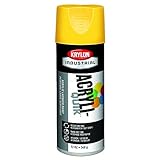 Krylon k01806 a00 5つボール内部/外部スプレー、12オンス、安全Sunイエロー( Pack of 6 )