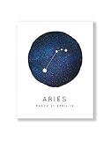 牡羊座Constellation壁アート印刷、子供の部屋装飾、壁アート子供、西洋占星術、保育園壁アート、パーソナライズされたギフト、ホロスコープ装飾、ボーホー保育園、ベビーシャワー、Zodiac 14