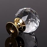 B Blesiya 取っ手 取手　ドア取っ手 ハンドル　ドアハンドル　水晶　キャビネット 食器棚　多用途　