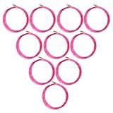 Pstyle. アルミ ワイヤー クラフト アート 手芸 太さ0.8mm 5m 10個セット PST-057 (ローズレッド)