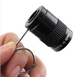 【小ささを求めているならこれ!!!】 親指サイズ 2.5倍率 単眼鏡 極小 コンパクト 持ち運び ラクラク 【指フック 付き】