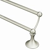 Moen DN7722BN 24-Inch Lounge Double Towel Bar, Brushed Nickel [並行輸入品]