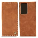 [TKPRODUCT DESIGN] Galaxy S20 ケース 手帳型 galaxyケース (カード収納付き) カバーケース (ブラウン/S20)