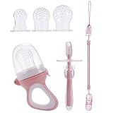 赤ちゃん離乳食フィーダー PChero可愛い子供摂食ツール 野菜 果物 肉など入れでき 全面の栄養を摂取 赤ちゃんの偏食を予防 安全ベビー用品 ３種類のサイズ(S.M.L) 咬み袋が付 3か月以上の赤