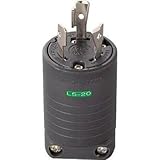 明工社:明工 接地2P20A引掛プラグ(L5-20)20A.125V(黒) MH7152B 型式:MH7152B