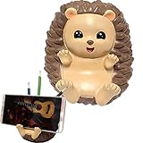 かわいいペンホルダー - 愛らしい樹脂製デスクペンオーガナイザー 電話ホルダー付き - ポータブルペンコンテナ デスク 学校 職場用の耐久性