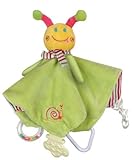 Stephan Baby Ultra Soft Plush Chewbie Activity Toy and Teething Blankie, Snappy The Snail [並行輸入品]