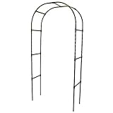 第一ビニール フラワーアーチ ブラック W90