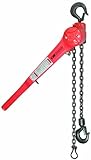 CM Series 640 Puller, Hook Mount, 3/4 Ton Capacity, 5' Lift, 10-3/4 Headroom, 21-1/4 Handle Length, 