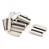 uxcell　フラットケーブルコネクタ　FFC FPCリボンソケットコネクタ プラスチック　金属　 0.5mmピッチ　24ピン　20個入り