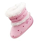 Zhhlinyuan 安定した品質 Newborn Anti-skid Soft Bottom Boots ベビー Girl Snow Crib Shoes Booties