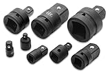 impact Adapter and Reducer set -8 Piece Heavy Duty Pro. Impact drill and Drive Adapter- by Katzco [並