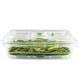 FoodSaver Vacuum Sealed Fresh Container 10-Cup, Crack/Shatter/Odor/Stain Resistant, BPA Free by Food